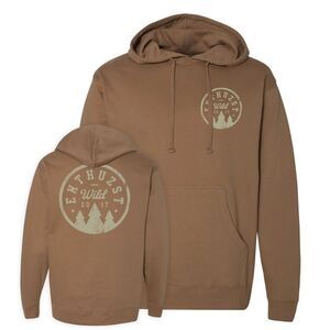 ENTHUZST CASCADIA HEAVYWEIGHT HOODIE BROWN M NWOT